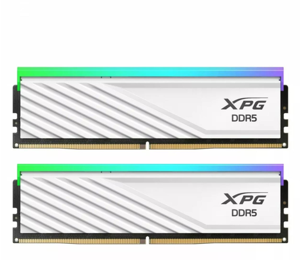 Adata 32GB (2x16) 6000 CL36 Lancer Blade RGB biała AX5U6000C3616G-DTLABRWH - 1346074 - zdjęcie